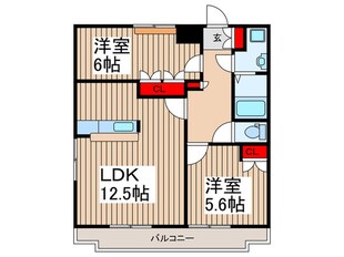 マロングラッセ・デュオの物件間取画像